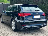 Używany Audi A3 S-Line 150 KM (110 kW) 2017 Czarny Sedan/Limuzyna