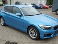Gebraucht BMW 116 Advantage 109 PS (80 kW) 2018 Seaside blue metallic Kleinwagen