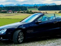 Gebraucht Mercedes SL500 305 PS (224 kW) 2002 Blau Cabrio