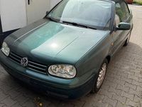 Gebraucht VW Golf Cabriolet 101 PS (74 kW) 1998 Grün Cabrio