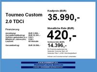 Gebraucht Ford Tourneo Custom Titanium 150 PS (110 kW) 2022 Obsidianschwarz (metallic) Van