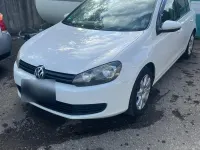 Gebraucht VW Golf VI 102 PS (75 kW) 2009 Weiß Kleinwagen