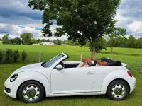 Gebraucht VW Beetle Design 105 PS (77 kW) 2014 Weiß Kleinwagen
