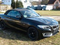 Gebraucht BMW 220 Luxury Line 184 PS (135 kW) 2015 Schwarz Cabrio