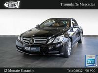 Gebraucht Mercedes E350 306 PS (225 kW) 2012 Schwarz (obsidianschwarz  metalliclack) Cabrio