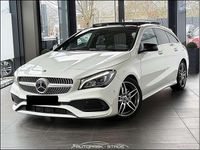 Gebraucht Mercedes CLA220 AMG line 177 PS (130 kW) 2018 Calcitweiss/zirrusweiss Limousine