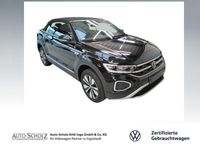 Gebraucht VW T-Roc Cabriolet Move 116 PS (85 kW) 2024 Schwarz Cabrio