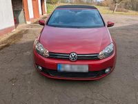 Usata VW Golf 105 CV (77 kW) 2011 Rosso Cabrio