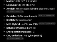 Gebraucht Mercedes C200 AMG line 184 PS (135 kW) 2021 Cabrio