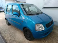 Gebraucht Opel Agila 55 PS (40 kW) 2002 Blau Van / Kleinbus