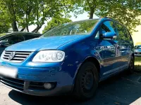 Gebraucht VW Touran 116 PS (85 kW) 2003 Blau Van / Kleinbus