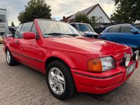 Gebraucht Ford Escort Cabriolet 110 PS (80 kW) 1989 Rot Cabrio