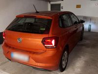 Gebraucht VW Polo Comfortline 75 PS (55 kW) 2018 Orange Kleinwagen