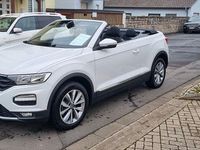 Gebraucht VW T-Roc Cabriolet Style 150 PS (110 kW) 2021 Weiß Cabrio