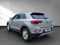 Gebraucht VW T-Roc Life 150 PS (110 kW) 2022 Pyrit silber metallic (metallic) SUV