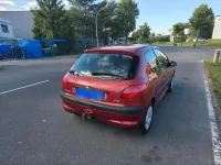 Gebraucht Peugeot 206 75 PS (55 kW) 1998 Rot Kleinwagen