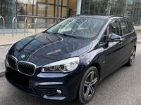 Gebraucht BMW 220 Gran Tourer Sport Line 190 PS (139 kW) 2016 Blau Van / Kleinbus