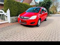 Gebraucht Opel Zafira 125 PS (91 kW) 2008 Rot Van / Kleinbus