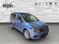 Second-hand VW Caddy Maxi Trendline 125 CP (91 kW) 2018 Albastru Monovolum