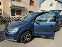 Gebraucht VW Sharan Allstar 150 PS (110 kW) 2017 Blau Van / Kleinbus