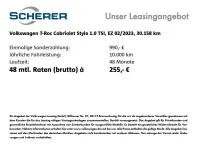 Gebraucht VW T-Roc Cabriolet Style 110 PS (80 kW) 2023 Weiß Cabrio