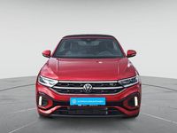 Gebraucht VW T-Roc Cabriolet R-line 150 PS (110 kW) 2025 Kings red metallic schwarz Cabrio