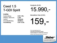 Gebraucht Kia Ceed Spirit 160 PS (117 kW) 2022 Deluxeweiss met. Kleinwagen