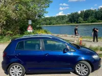 Gebraucht VW Golf Plus Cross Comfortline 122 PS (89 kW) 2009 Blau Van / Kleinbus
