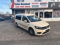 Gebraucht VW Caddy Maxi Trendline 102 PS (75 kW) 2016 Gelb Van / Kleinbus