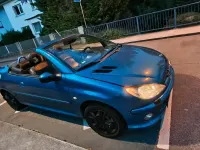 Gebraucht Peugeot 206 80 PS (58 kW) 2003 Blau Cabrio
