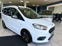 Gebraucht Ford Tourneo Courier Sport 101 PS (74 kW) 2018 Weiß Van / Kleinbus