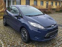 Gebraucht Ford Fiesta Ambiente 82 PS (60 kW) 2009 Blau Kleinwagen