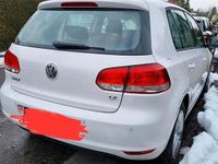 Gebraucht VW Golf VI Comfortline 2009 Weiß Kleinwagen
