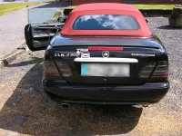 Gebraucht Mercedes CLK230 Avantgarde 197 PS (144 kW) 2001 Schwarz Cabrio