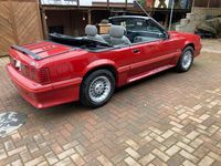 Gebraucht Ford Mustang 228 PS (167 kW) 1988 Rot Cabrio