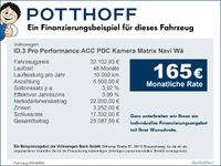 gebraucht VW ID3 Pro Performance ACC PDC Kamera Matrix Navi Wä