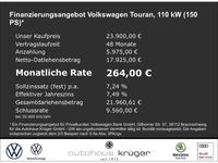 gebraucht VW Touran Comfortline 2.0 TDI DSG Comfortline StandHZG AHK-klappbar Navi Massagesitze