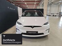 Gebraucht Tesla Model X Plaid 759 kW (1033 PS) 2023 Pearl white multicoat SUV