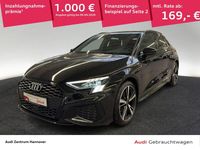 Gebraucht Audi A3 S-Line 150 PS (110 kW) 2024 0e mythosschwarz metallic (metallic) Limousine