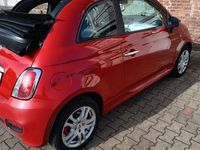 Gebraucht Fiat 500C 85 PS (62 kW) 2014 Rot Cabrio