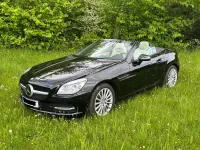 Usata Mercedes SLK200 184 CV (135 kW) 2014 Nero Cabrio