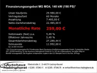 Neu MG MG4 EV 139 kW (190 PS) 2026 Schwarz Kleinwagen