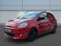Gebraucht Mitsubishi Space Star Diamant Edition 71 PS (52 kW) 2016 Rot Kleinwagen