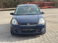Gebraucht Ford Fiesta Style 69 PS (50 kW) 2008 Blau Kleinwagen