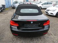 Gebraucht BMW 218 Sport Line 136 PS (100 kW) 2018 Schwarz Cabrio
