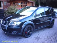 Gebraucht VW Touran Cross 140 PS (102 kW) 2007 Schwarz Van / Kleinbus