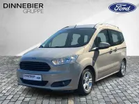 Gebraucht Ford Tourneo Courier Trend 101 PS (74 kW) 2015 Grau (metallic) Van / Kleinbus