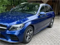 Gebraucht Mercedes C220 AMG line 194 PS (142 kW) 2020 Blau Kombi