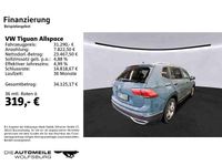 Gebraucht VW Tiguan Allspace Elegance 190 PS (139 kW) 2022 Petroleum blue metallic SUV