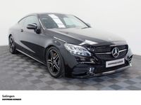 Gebraucht Mercedes C200 AMG line 184 PS (135 kW) 2020 Ung. schwarz  unilack Coupé